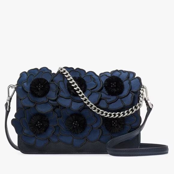 kate spade Handbags - Kate Spade Madison Embroidered Floral Willow Mini Flap Crossbody ✨